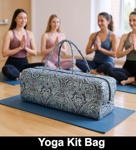 COZY TRENDS Yoga Bag with Storage Pockets – 27"x8" Large Mat Carrier Tote – Lightweight, Durable, and Stylish for Yoga & Pilates Gear - style: Style 6