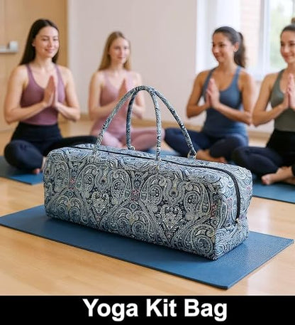 COZY TRENDS Yoga Bag with Storage Pockets – 27"x8" Large Mat Carrier Tote – Lightweight, Durable, and Stylish for Yoga & Pilates Gear - style: Style 6