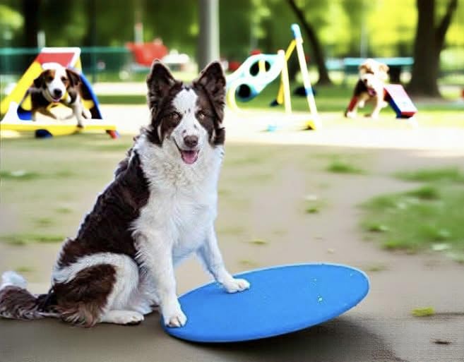 Dog Agility Equipment Wobble Board 24" | Blue