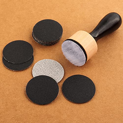 240Pcs/Set Sanding Disks for Use with Mini Ink Blending Tool,Medium-Grit Sandpaper Provides The Ideal Friction to Work on Cardstock, Chipboard, Wood, and More.DIY Create a Shabby and Worn Look. - size: 240Pcs/Set