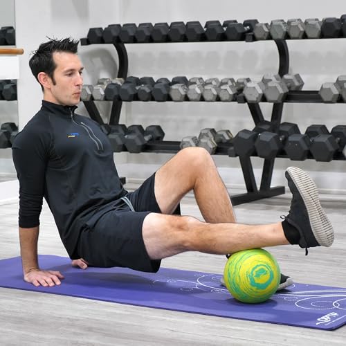 OPTP Posture Ball – Foam Mobility and Massage Ball, Green, 8" | Foam roller ball for massage, physical therapy & exercise, Mobility ball to release muscle tension & improve alignment - size: 8-Inch