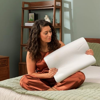 Tempur-Pedic TEMPUR-Ergo Neck Pillow, Medium Profile, White - size: Medium Profile