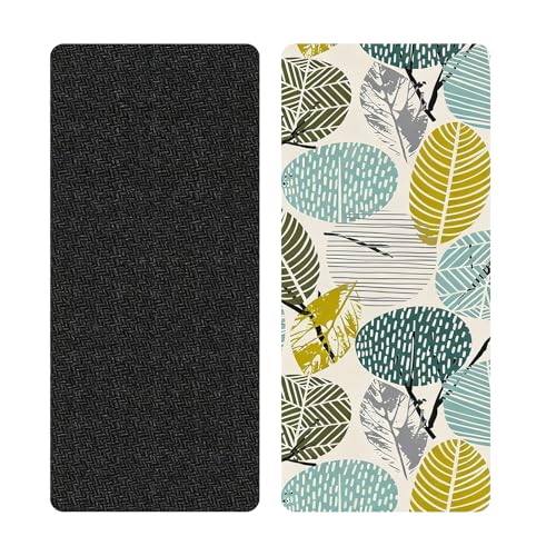 TPE Yoga Mat, 27x72 Inch, 5mm Thick, Non-Slip Surface for Tall People, Pilates, Meditation, Home Workout, Sweat-Resistant - color: Light Green
