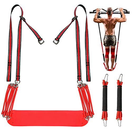 SYNTECSO Pull Up Assistance Bands, Heavy-Duty Pull Up Resistance Bands - color: 440 Lbs Resistance PU Pedal