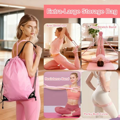Pilates Equipment Set for Women, Pilates Ring and Ball Set with 15" Magic Circle & Resistance Bands, Perfect Mother's Day Gift for Home Workout, Ideal for Beginners and Yogis