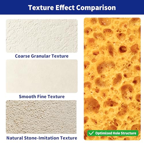 Breliter Knockdown Texture Sponge 2 Pack 15x15x6cm Large Paint PU Sponges