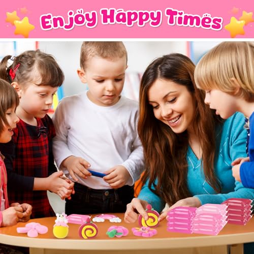 VioraWhite 72 Pcs 38oz Air Dry Clay Bulk Modeling Clay,Pink | Ultra Lightweight Foam Modeling Clay for Kids Adults, DIY Gifts Party Arts Crafts, School Project Supplies - color: Pink