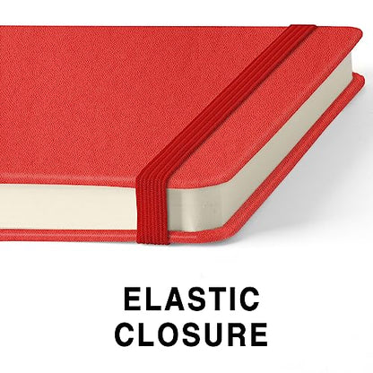 5" x 5" Hardcover Sketch Book,58 Sheets Small Mixed Media Pocket Sketch Pad | PU Cover,150 GSM Acid Free Artist Drawing Paper,Travel Journal Blank Notebook for Adults Sketching,Illustration.Red - color: 150gsm PU-red