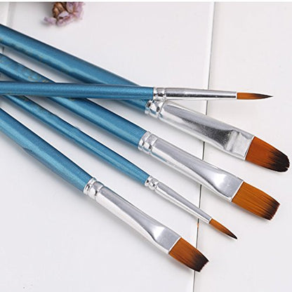 5-Piece Decorating Brush Set Painting Brushes Fondant Sugar Craft Clay DIY Tools Set Pen Brush Kit