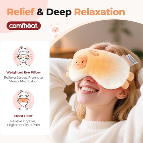 Lavender Weighted Eye Pillow for Yoga Relaxation