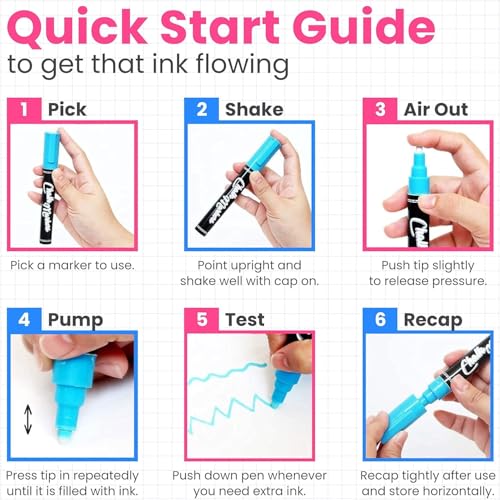 Chalkola 21 Extra Fine Tip Liquid Chalk Markers for Blackboard & Glass Pens | (Pack of 21, 1mm Tip) - Washable Liquid Chalk Pens for Dry Erase Board, Car Windows - Thin Chalkboard Markers Erasable - size: Extra Fine Tip - 1mm