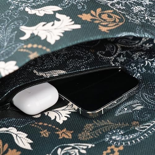 Yoga Mat Bag Yoga Tote Bag with Large Pocket and Zipper Pocket Yoga Mat Bag Carrier Fit Most Size Mats and All You Stuff - color: dark green