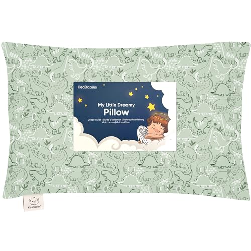 Toddler Pillow with Pillowcase, 13x18 My Little Dreamy Pillow (DinoDood) - color: Dinodood