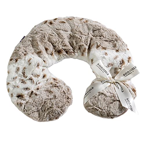 Sonoma Lavender Luxury Lavender Neck Pillow, Arctic Circle | Heatable/Chillable, Microwaveable for Neck and Shoulders, Removable Washable Covers, Great for Relaxation and Pain Relief - color: Arctic Circle