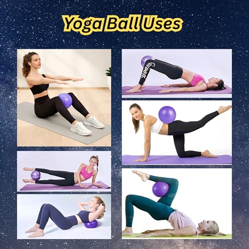 Pilates Kit for Home Workouts, 13-Pcs Pilates Essentials Kit with Ring and Ball Set, Resistance Bands, Home Pilates Equipment for Women, Starter Workout Kit for Beginners