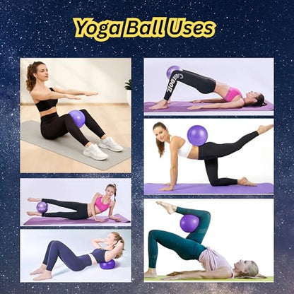 Pilates Kit for Home Workouts, 13-Pcs Pilates Essentials Kit with Ring and Ball Set, Resistance Bands, Home Pilates Equipment for Women, Starter Workout Kit for Beginners