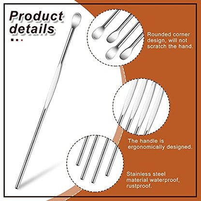 Honoson 50 Pcs Wax Carving Tool Stainless Steel Clay Sculpting Tools | Spoon Carving Kit, Clay Tools, Wax Accessories, for Wood Wax Modeling Sculpting and Shaping Engrave