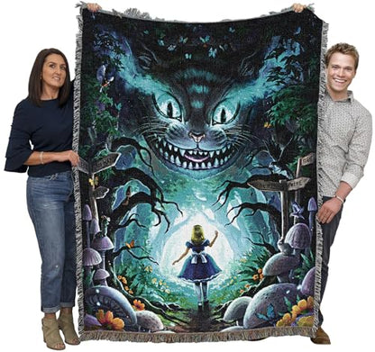 Pure Country Weavers Into Wonderland Blanket by Jonas Jödicke - Gift Tapestry Throw Woven from Cotton - Made in The USA (72x54) - color: Into Wonderland, size: 72x54
