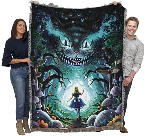 Pure Country Weavers Into Wonderland Blanket by Jonas Jödicke - Gift Tapestry Throw Woven from Cotton - Made in The USA (72x54) - color: Into Wonderland, size: 72x54