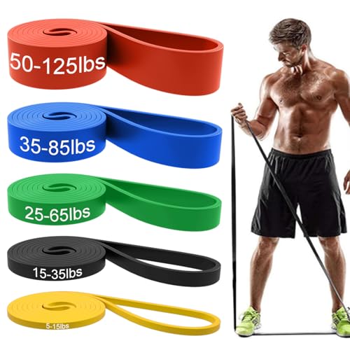 Resistance Bands, Pull Up Assist Bands - Workout Bands, Eexercise Bands, Long Resistance Bands Set for Working Out, Fitness, Training, Physical Therapy for Men Women - color: Colorful