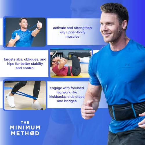 Joey Thurman Mini Resistance Bands, 5-Pack Mini Loop Bands for Exercise, Booty Bands for Glutes Legs and Hips, Home Gym Workout Bands