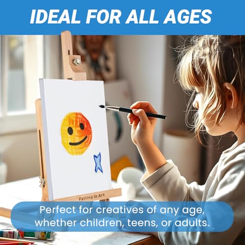 Basic H-Frame Tabletop Easel, Holding Canvas up to 12" High | Adjustable Beechwood Desktop Easel, Portable Painting Easel Stand for Beginners and Artists - style: 19'' H