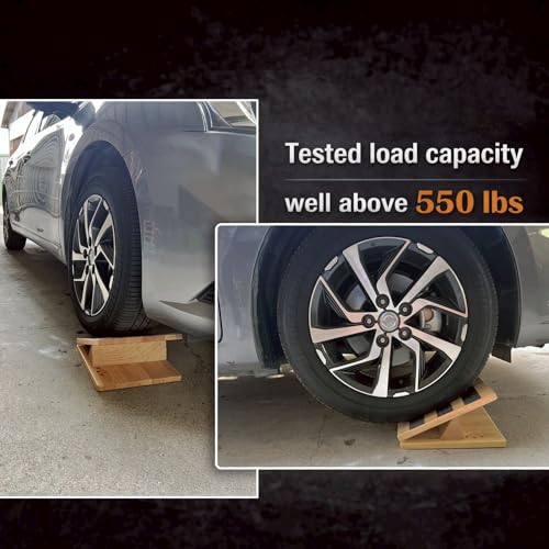 16-Level Adjustable Solid Wooden Slant Board for Squats – 550 lbs Heavy Duty Squat Wedge for Weightlifting & Ankle Mobility – Incline Board for Calf Raises & Leg Day Training