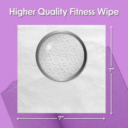 Wipex Yoga Mat Cleaner & Fitness Gym Wipes - Natural Lavender & Vinegar - 75 Count for Cleaning Yoga Mats, Spinning & Peloton Bikes, Weight Machines & Surfaces - 12 Pack Case - size: 75 Count (Pack of 12)