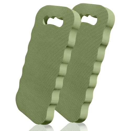 Altdorff Thick Kneeling Pad 2 Pack, Waterproof, Comfortable Garden Kneeling Pads Stain Resistant, Multi-Functional Kneeler Pad for Gardening, Baby Bath, Yoga, Praying and Exercise (Sage Green) - color: Sage Green