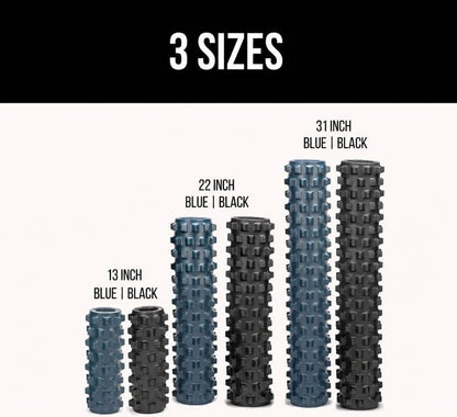 RumbleRoller Extra Firm Foam Roller Deep Tissue Massage Roller for Muscle Recovery (22 Inches Midsize) - size: Midsize