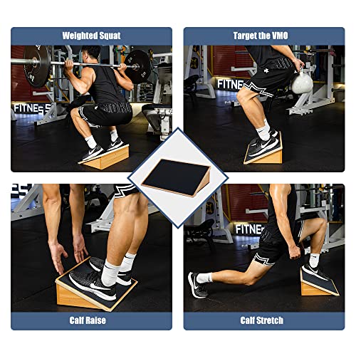 strongtek pro balance board & incline slant board – elite stability & squat training kit