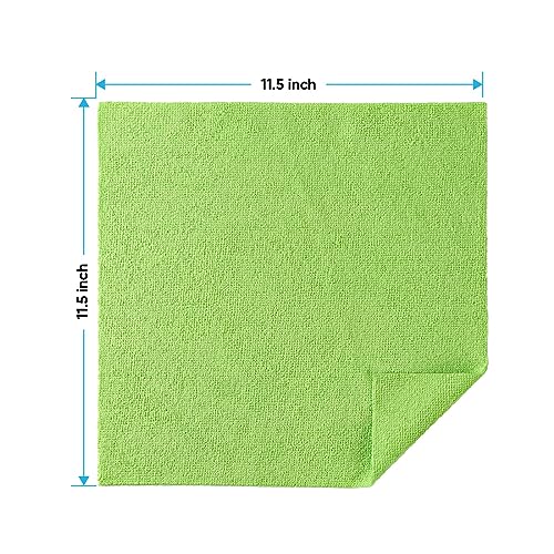 HOMEXCEL Microfiber Cleaning Cloth 20 PK, Towels for Cars, Multicolor - color: Multicolor