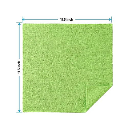 HOMEXCEL Microfiber Cleaning Cloth 20 PK, Towels for Cars, Multicolor - color: Multicolor