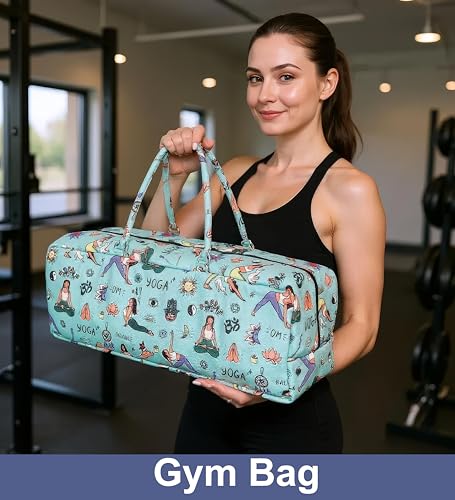 COZY TRENDS Yoga Bag with Storage Pockets – 27"x8" Large Mat Carrier Tote – Lightweight, Durable, and Stylish for Yoga & Pilates Gear - style: Style 1