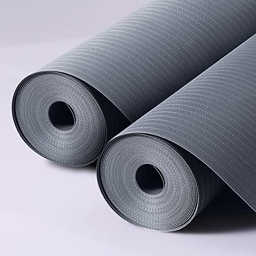 Mcrbeay Shelf Liner Non Adhesive, Washable Cabinet Liners for Shelves - color: Dark Gray, size: 12"W x 480"L