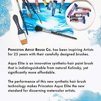 Princeton Aqua Elite Paintbrush, Fan, Size 4 - size: Size 4