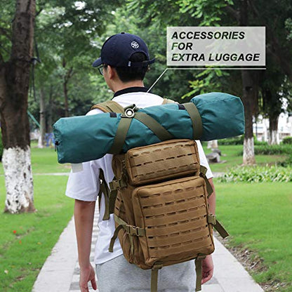 MAGARROW 65" 1.5" Utility Straps with Buckle Adjustable, 4-Pack (Army Green (4-PCS)) - color: Army Green, size: 1.5 in x 5.4 ft