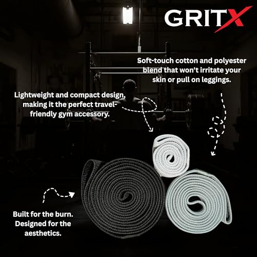 Multiple Lengths Fabric Resistance Bands Set – Short, Medium & Long Exercise Bands for Working Out – Non-Slip, Durable Exercise Bands for Stretching, Yoga, Home Fitness