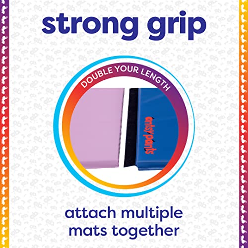 Antsy Pants Tumbling Mat for Kids – Gymnastics Mat, Easy to Clean, Sturdy, Foldable Tumbling Mats, Padded, Lightweight, Portable, Gymnastics Equipment for Active Play - color: Pink Ombre