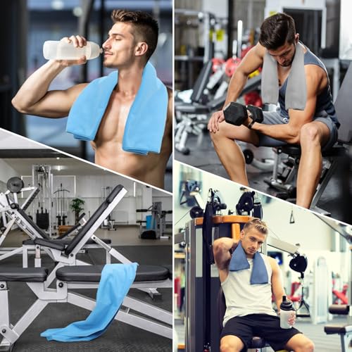 3 Pack Gym Towel Men Women Quick Dry Microfiber Workout Gear for Body Sweat Sports Exercise Fitness Tennis Running Cycling Hiking Weight Lifting Yoga Towels(3 Pack) - color: 3 Pack
