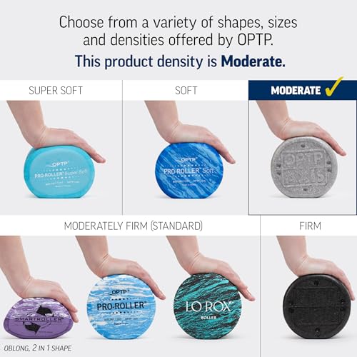 OPTP Silver AXIS Moderately Firm Foam Roller – Half-Round, Silver, 36" x 3" | Moderate density for sports medicine, physical therapy, Pilates, yoga, trigger point myofascial release, Heat-molded EPP foam - size: 36" x 3" Half-Round