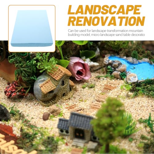 VILLCASE Diorama Foam Board Base Craft Foam Sheets for Scene Model Making DIY Sheet for Landscape Micro Landscape Table Decoration Easy to Cut and Shape 11.81 X 7.87 X 1.18 in 2 Pack
