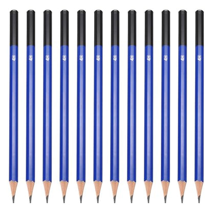 PATIKIL 4H Drawing Pencils for Sketching, 24PCS Sketch Pencils for Drawing Art Pencils Graphite Wood Pre-sharpened for Drawing Sketching Artists, 4H Pencils - style: 4H