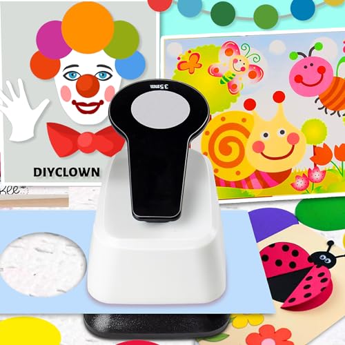 1.25" Circle Punch, 35mm Paper Hole Punch for Scrapbooking & Crafts | Perfect for scrapbooks, journals, greeting cards, gift tags, classroom activities, Christmas, holiday and everyday crafting. - size: 1.37'' circle punch (single)