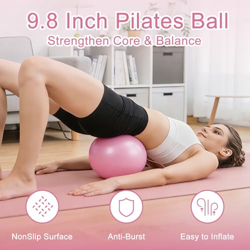 Pilates Kit for Women with Ring, Ball, Resistant Loops & Stretch Band