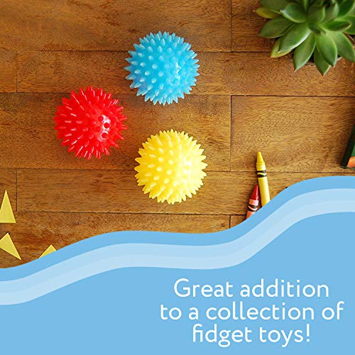 IMPRESA Spiky Stress Balls - Fidget Toys for Kids Gift Basket- Sensory Engagement & Sensory Toys - Party Favors & Bouncy Balls - Pack of 10 - size: 10 Pack