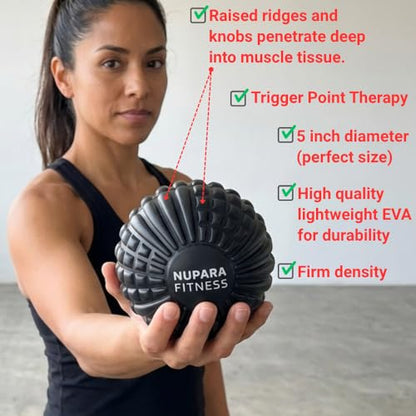 Massage Ball for Myofascial Release | Fascia Massage Ball - color: Blue