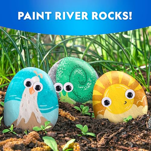 National Geographic Mega Arts and Crafts Activity Kit for Kids Ages 8-12 | Rock Painting, Weaving Loom for Kids & Birdhouse Craft, 3 Creative Projects, 25 Bonus Activities, Art Supplies, Birthday Gift - style: Mega Craft Kit