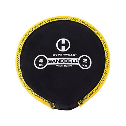 HYPERWEAR SandBell® Soft Sandbag Weight (2–50 lbs) – Pre-Filled with Clean USA Sand, Safe Soft Weight for Strength Training, HIIT, Functional Fitness, Rucking & Home Workouts