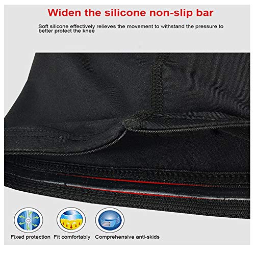 PISIQI Compression Collision Avoidance Knee Sleeve - color: Black, size: X-Small
